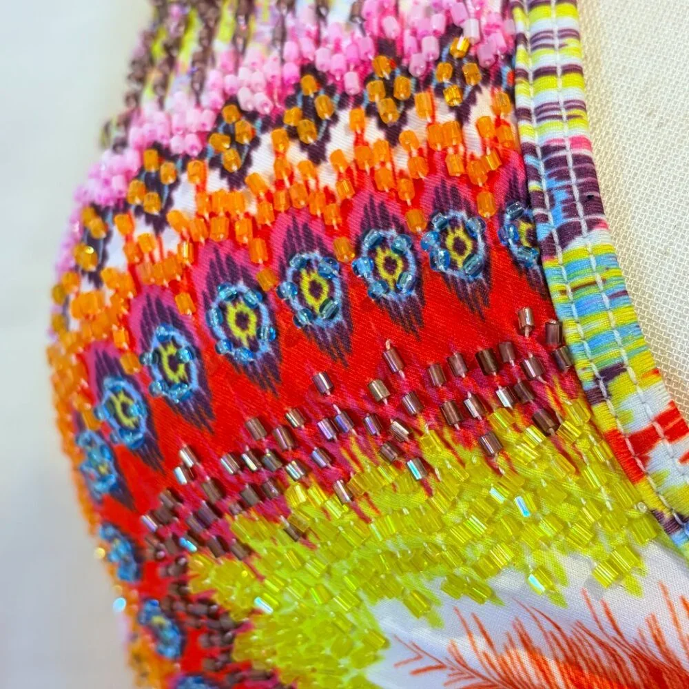 Sunbeam Utopia Beaded Halter Bikini Top - Picture 9 of 15